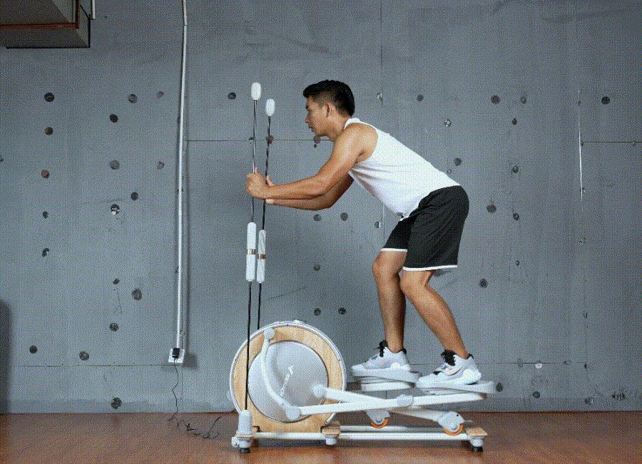 广西赵又廷告诉你：这种“前驱后翘”椭圆机，真是太刺激了