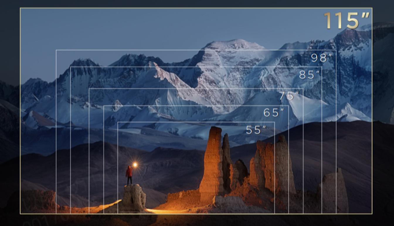 巨幕tcl电视,巨幕电视163寸