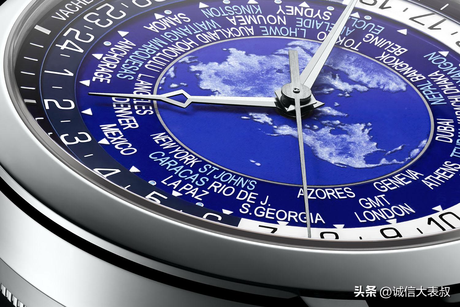 江诗丹顿overseas万年历计时腕表,珐琅腕表江诗丹顿