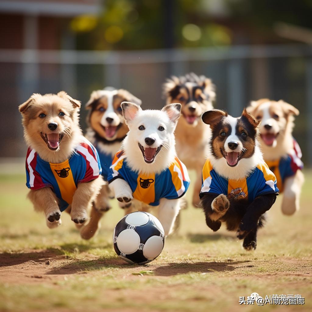 8只足球小将狗狗，这才是真正的萌宠世界杯！