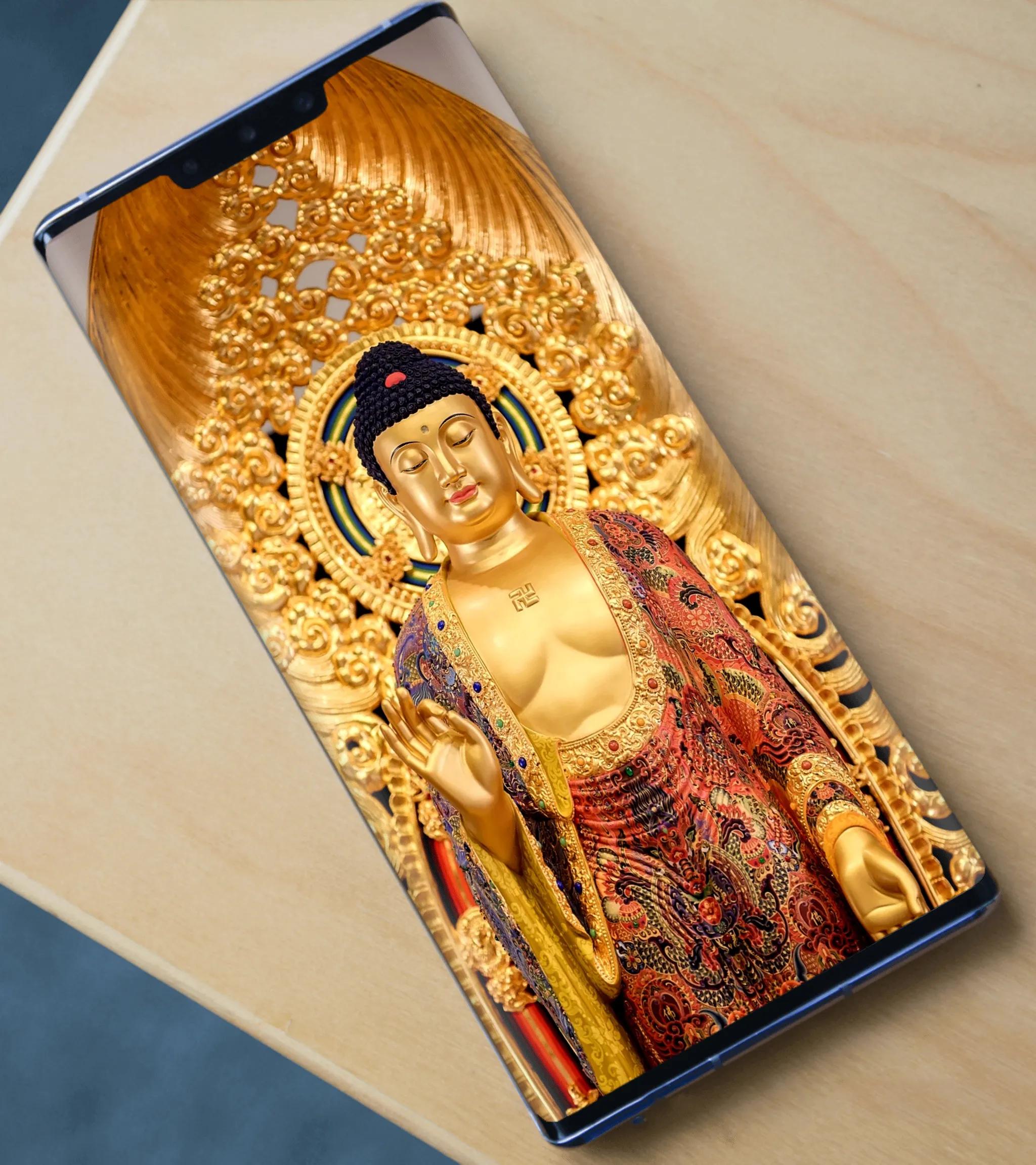 南无阿弥陀佛壁纸手机超清全面屏,南无阿弥陀佛文字壁纸高清