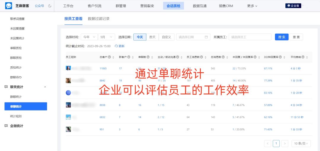 企业微信怎么统计发言次数,企业微信怎么统计员工数据
