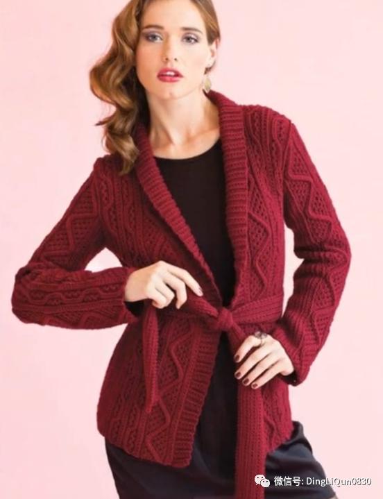 针织花型图案大全,十款好看的针织开衫秀出你的风格