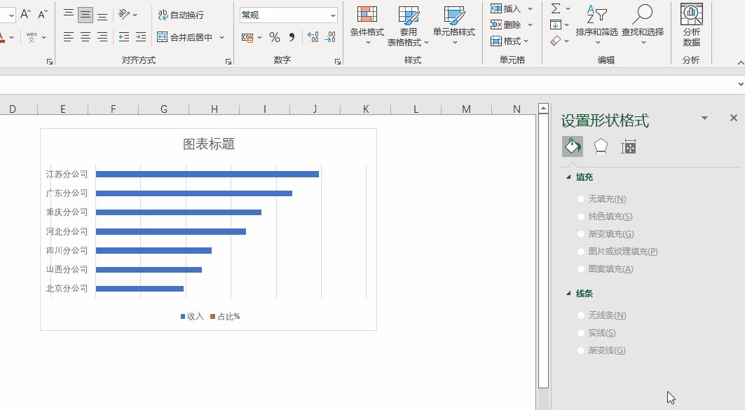 条形比例图制作,怎么制作条形图的增长比例