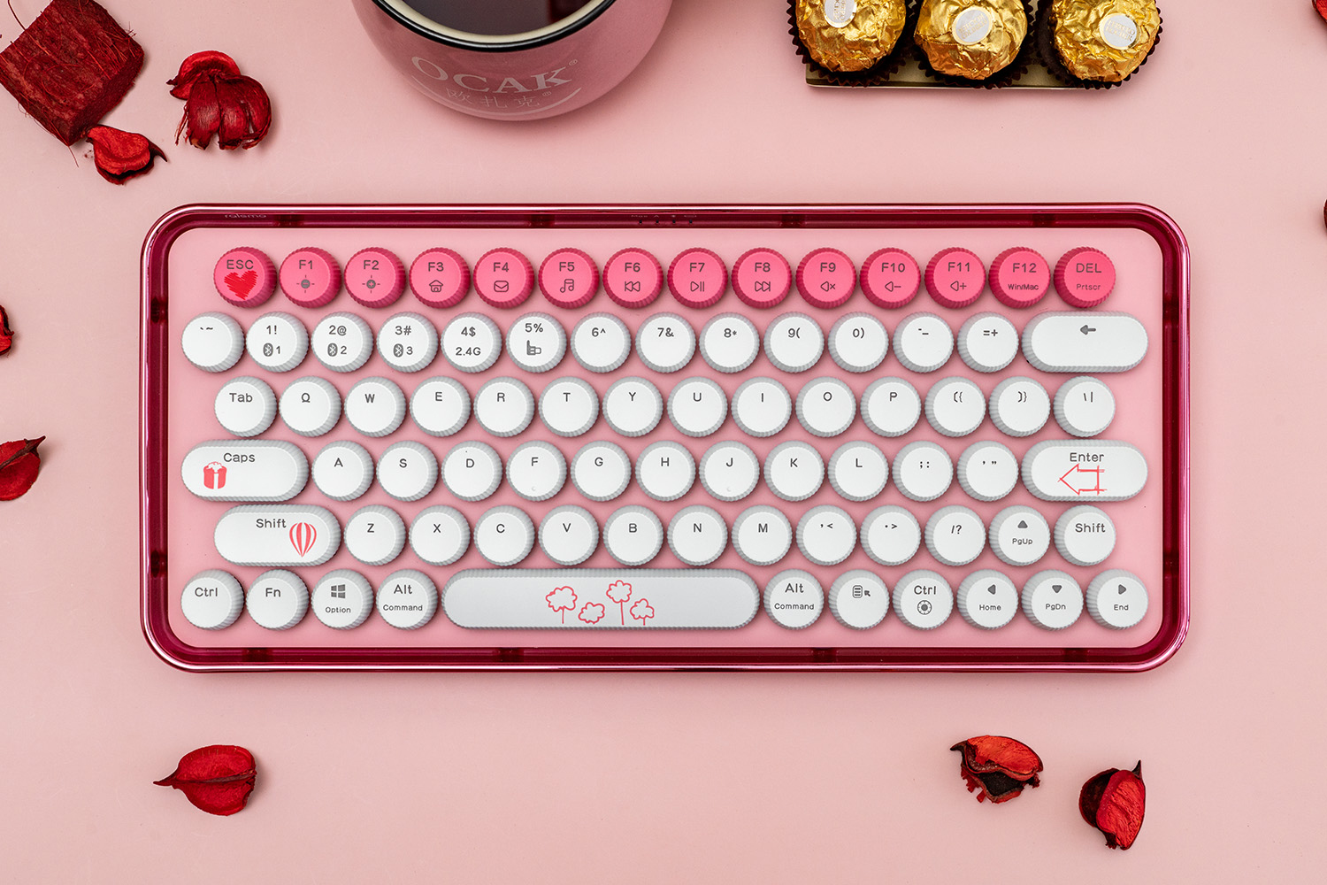 雷柏ralemopre5新春版机械键盘,雷柏ralemopre5圣诞定制版