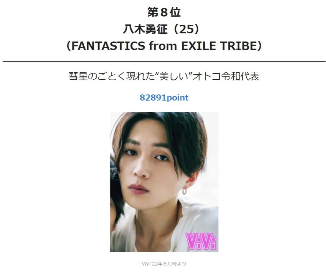 日本国宝级前十帅哥,日本国宝级帅哥出炉第一名