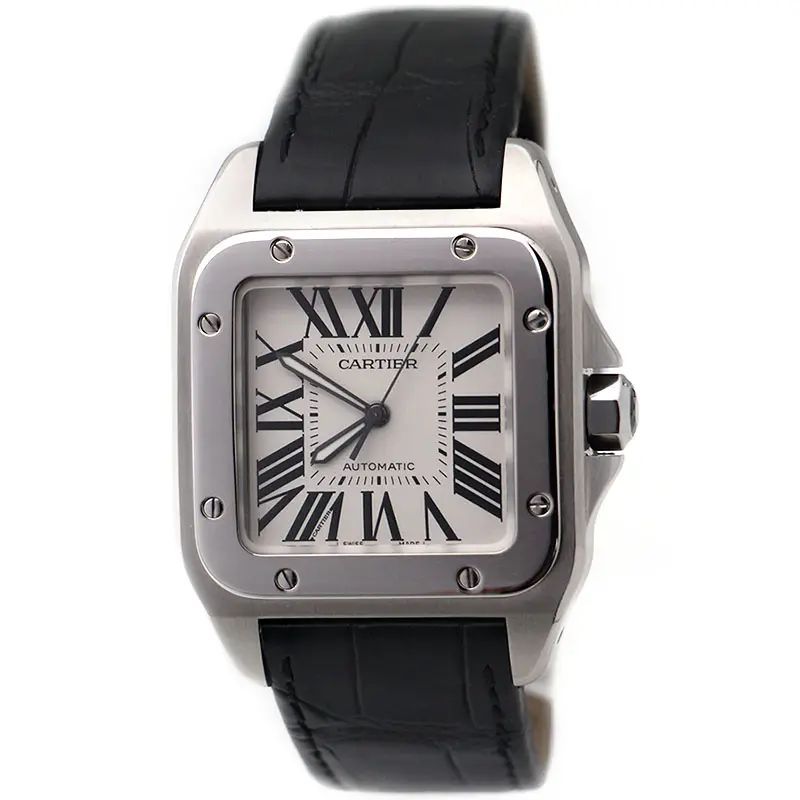 卡地亚山度士手表w2020009,卡地亚蓝面山度士怎么辨别真假