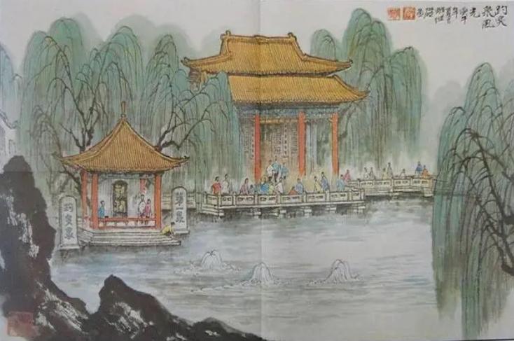 小学课本里的趵突泉是谁写的,90年代书本趵突泉