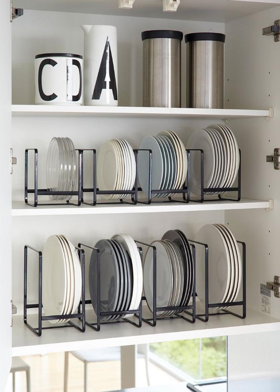 碗盘餐具怎么收纳,盘子餐具收纳小妙招