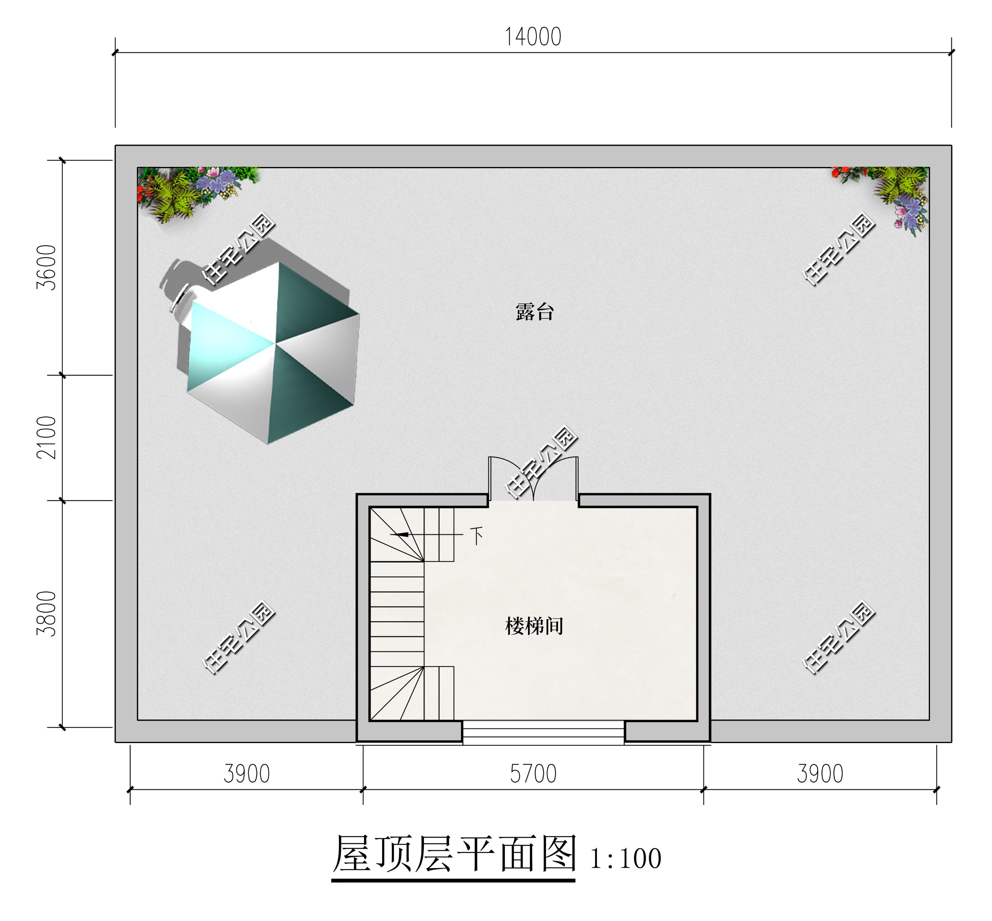 120平4层小型别墅设计现代风,100平米三层现代风别墅大全