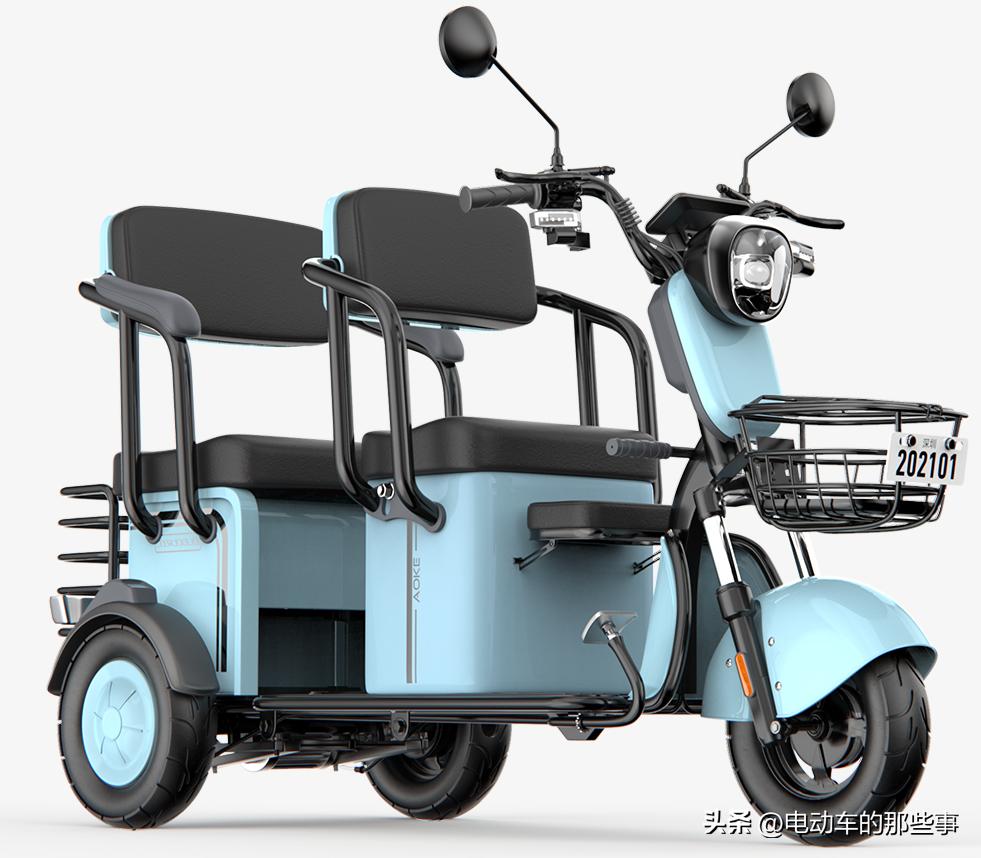 奥刻F3亲子三轮测评：可载4人，2900元起，60岁以上老年人也能骑