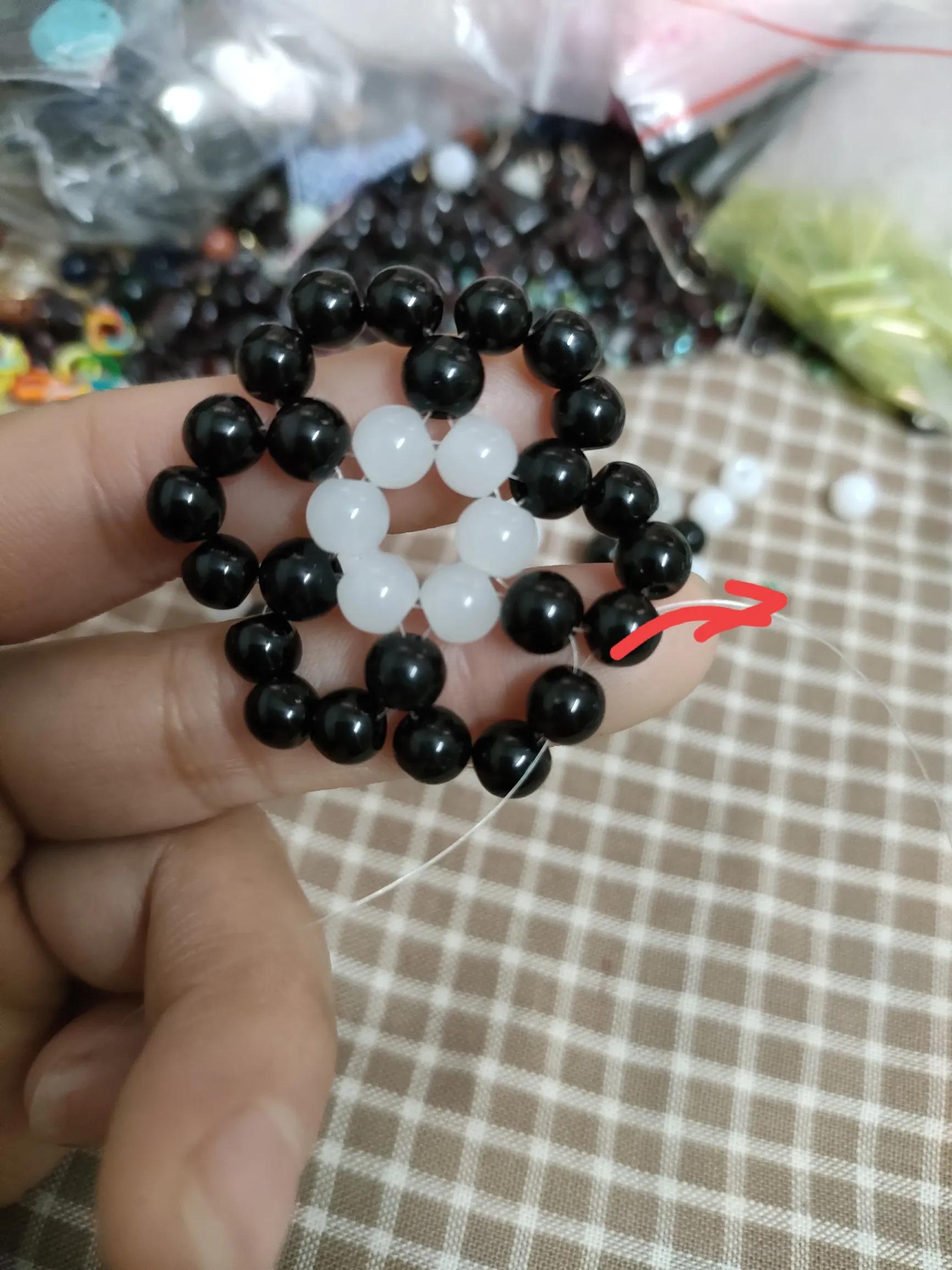 手工串珠花瓶串花视频,手工串珠花瓶