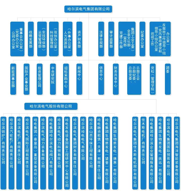 东电哈电,东电哈电重组