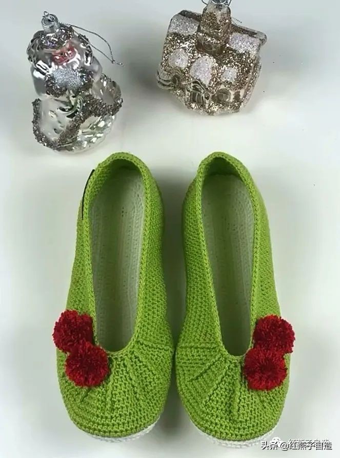编夏天凉鞋,夏天冰丝线凉鞋镂空钩编教程