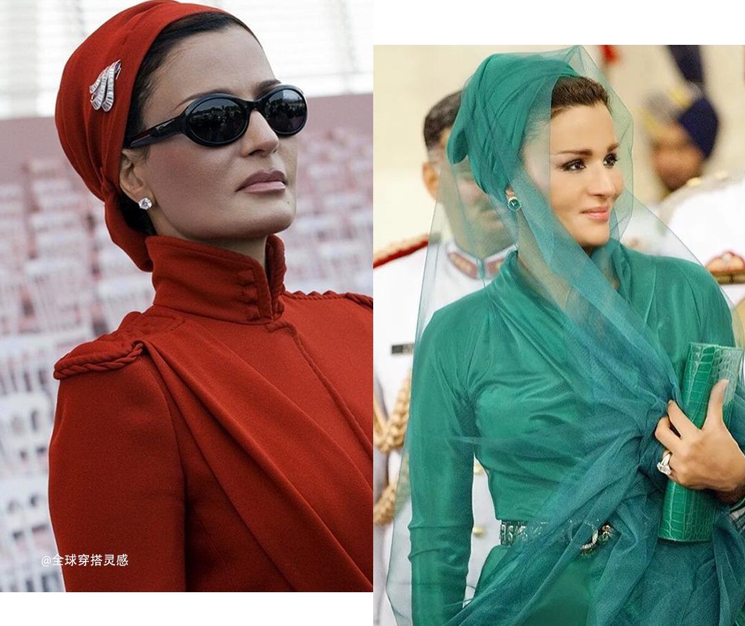 比世界杯还好看的是，卡塔尔太后的高定衣橱爽文人生