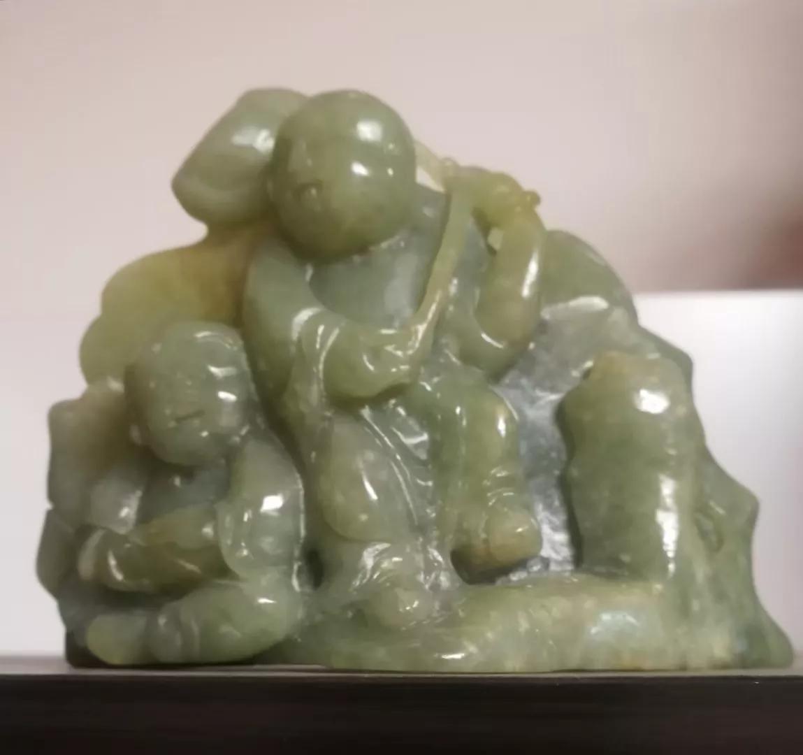 100斤的和田玉雕值多少钱,国宝和田玉雕