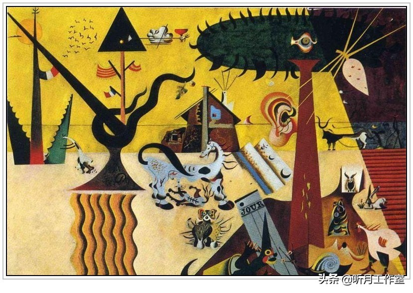 西班牙画家胡安米罗画,西班牙画家名画欣赏