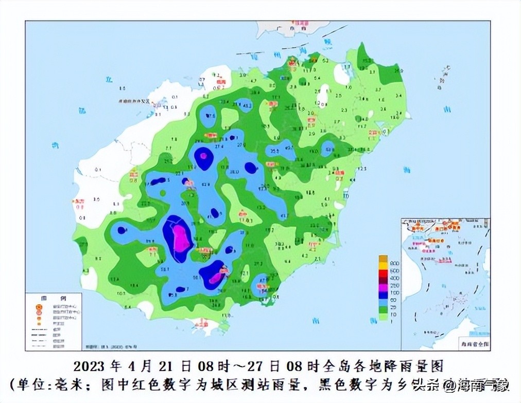 海南岛等地将有短时强降水天气,五一假期后期广东强降水持续