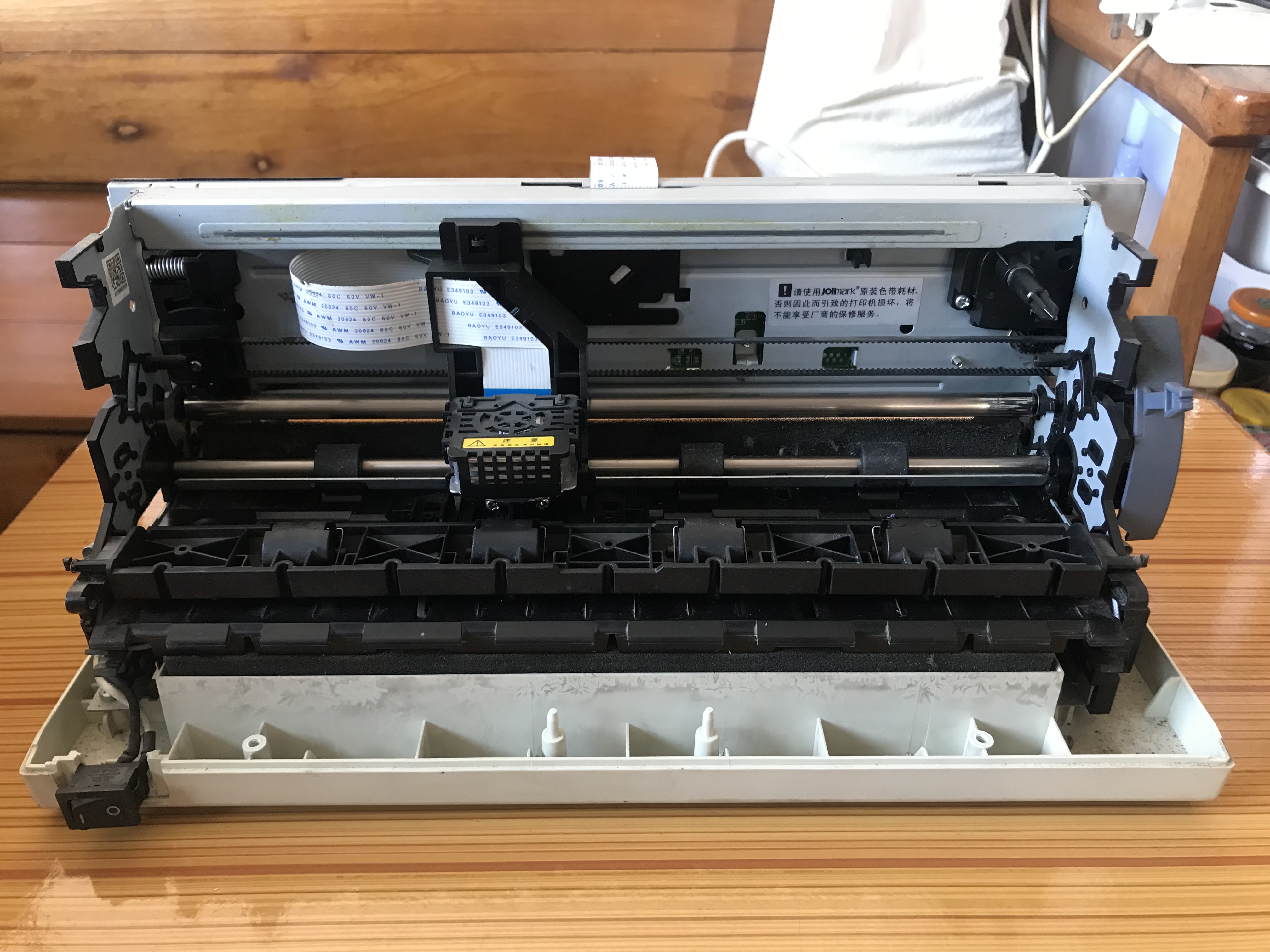 针式打印机电源板不通电常见故障,针式打印机电源灯闪烁联机灯常亮