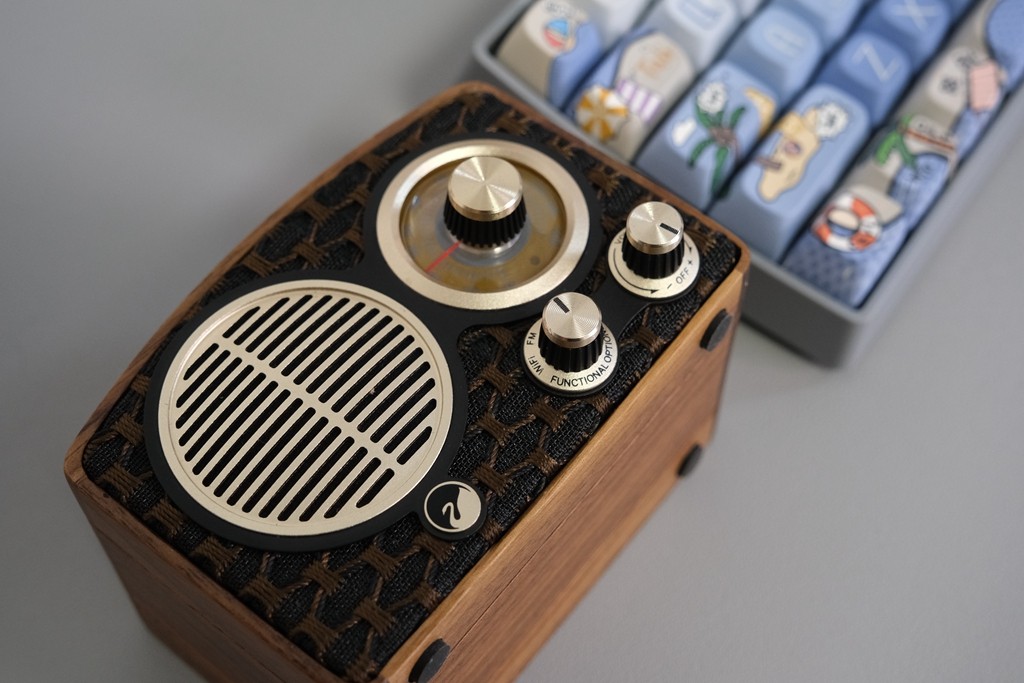 惠威MT1-Max复古网纹蓝牙音箱,swan惠威mt1-mini