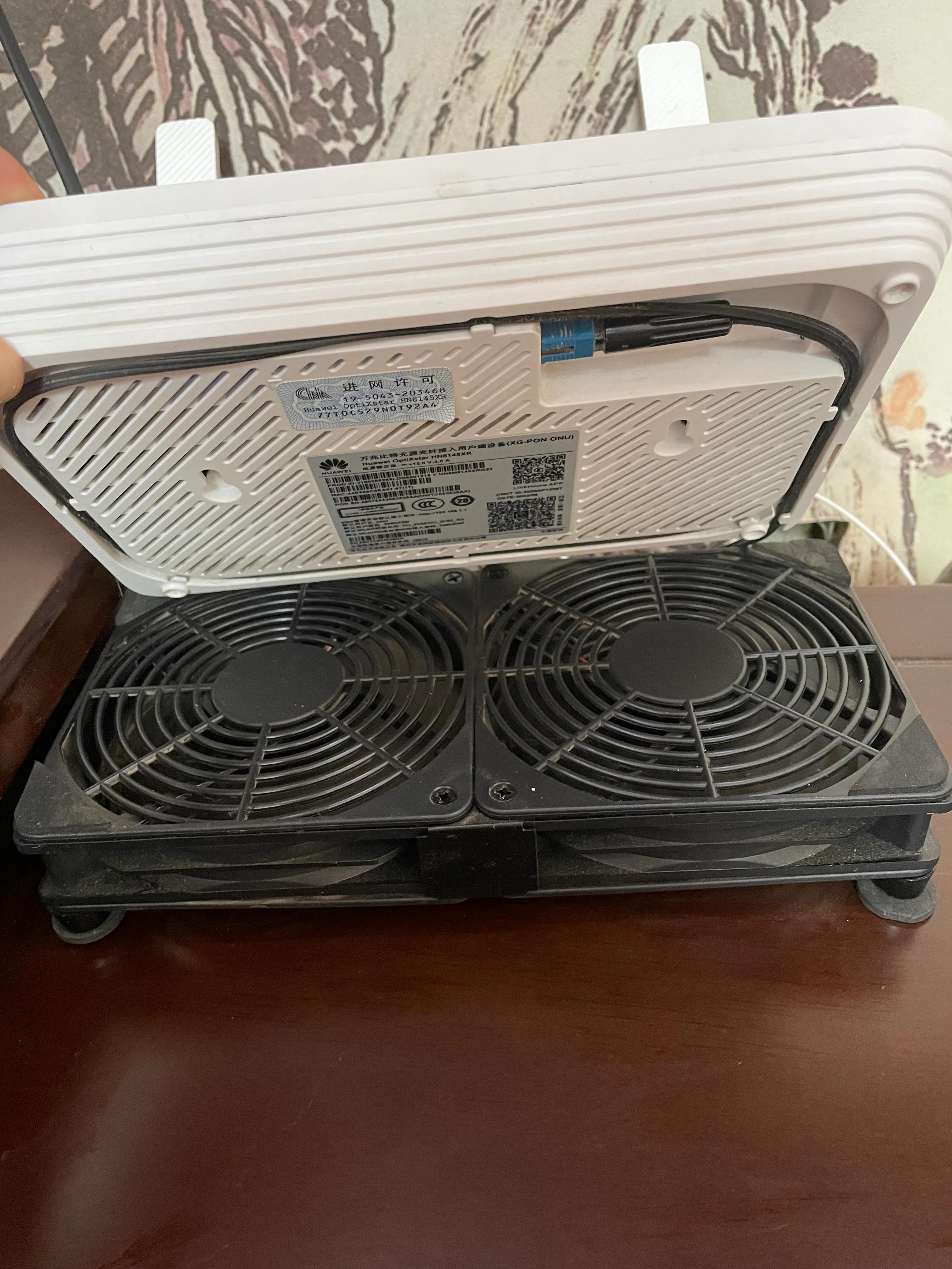 光猫散热风扇,更换光猫一体