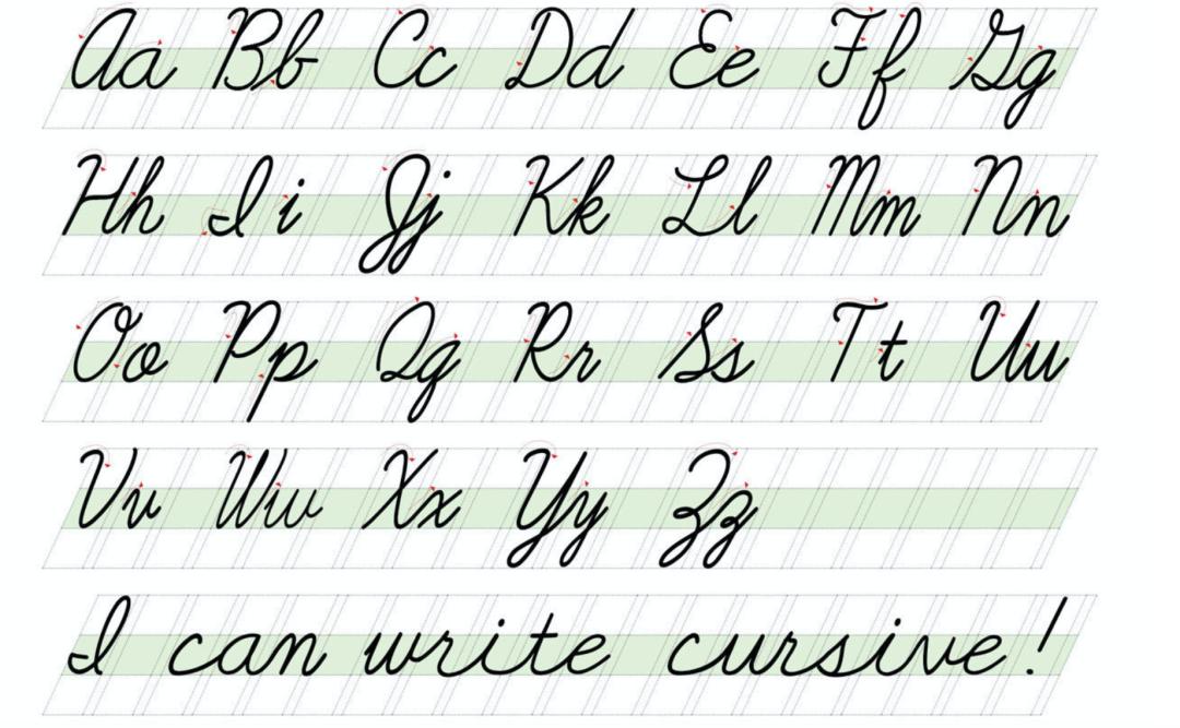 字母快速书写,简单易行的字母书写