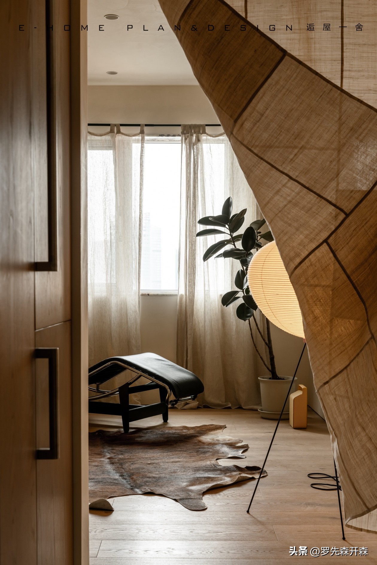 一人居简约卧室效果图,客厅装成卧室书房