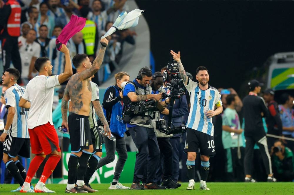 梅西在卡塔尔第1个进球视频,梅西参加多哈活动