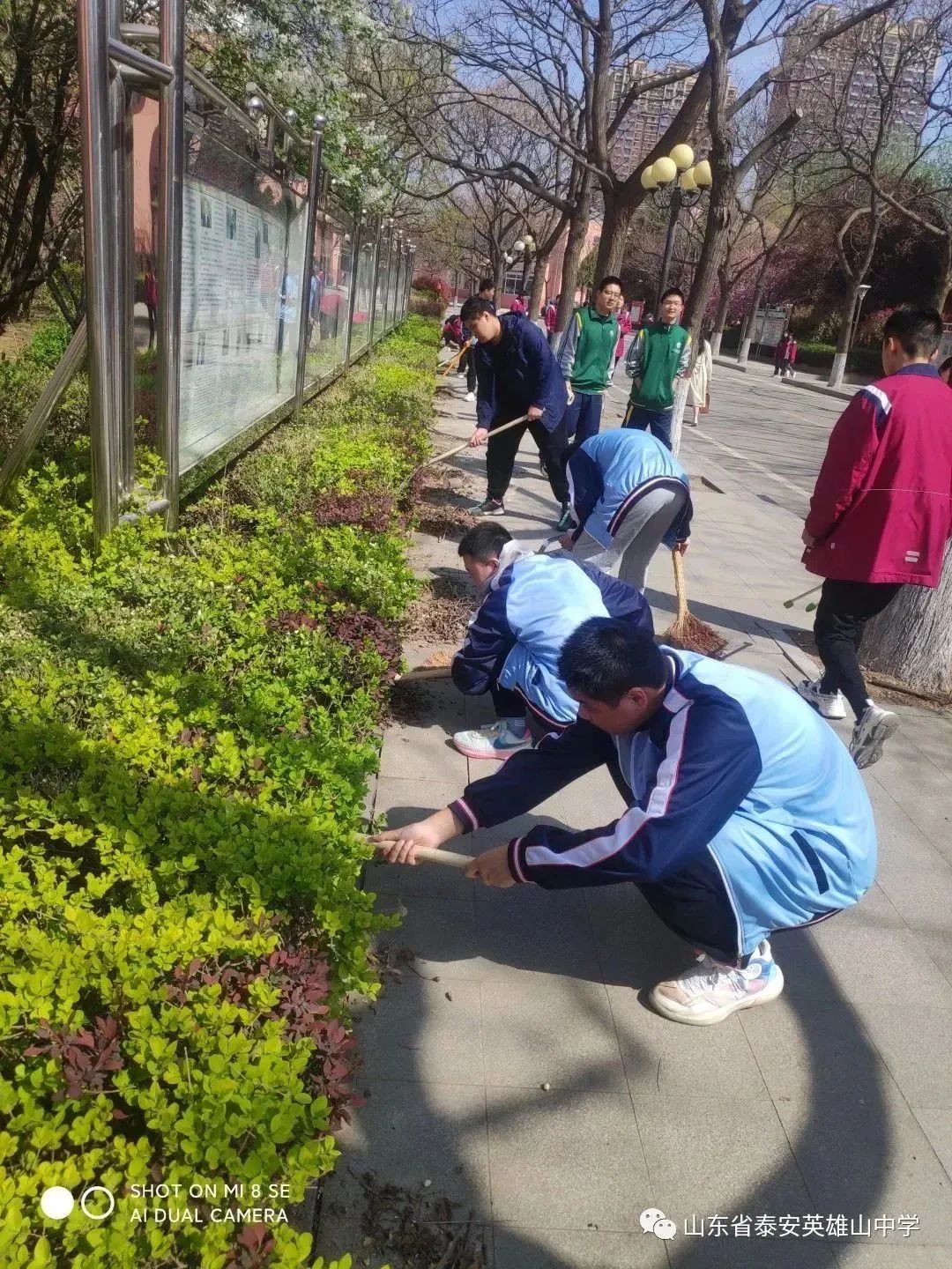 *光春**正好，砥砺前行——*安泰**英雄山中学高二级部3月份工作总结