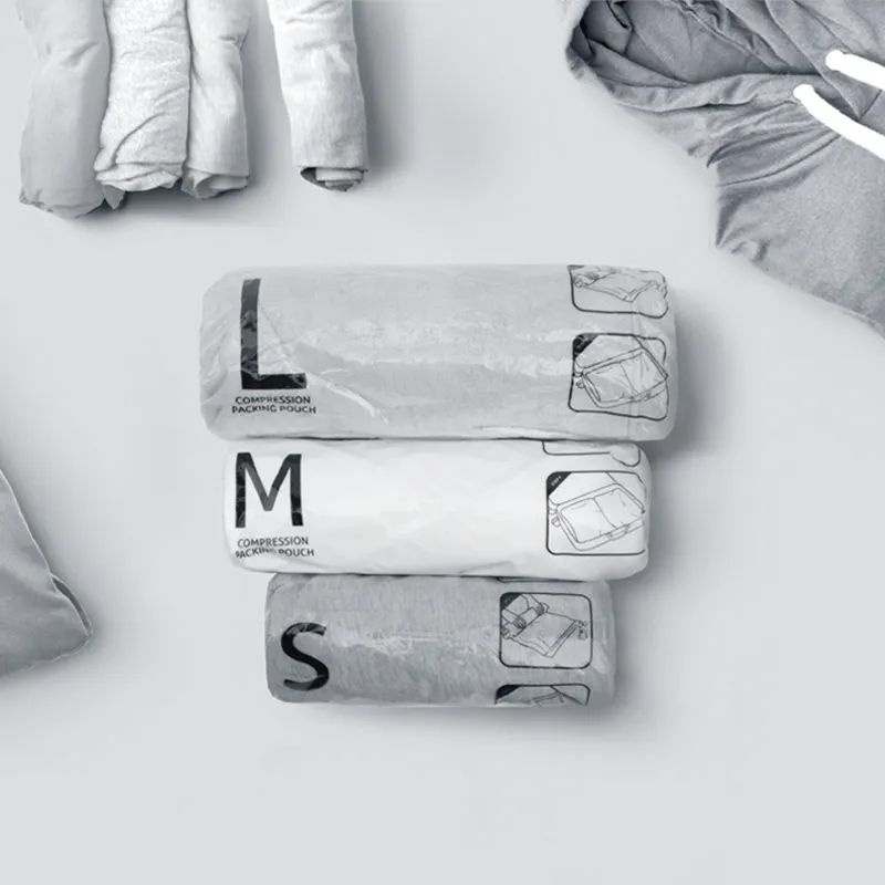 手卷真空压缩袋中号,手卷行李压缩袋