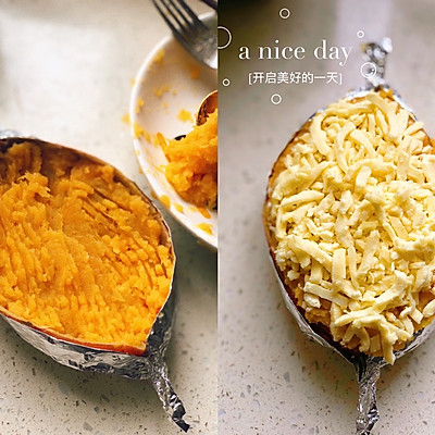 推荐芝士焗红薯,孩子们爱吃的芝士焗红薯