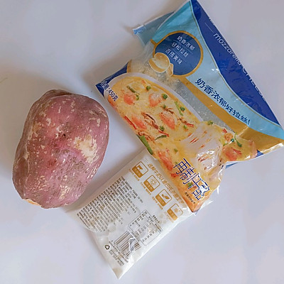 芝士焗红薯香蕉的做法,开边芝士焗红薯