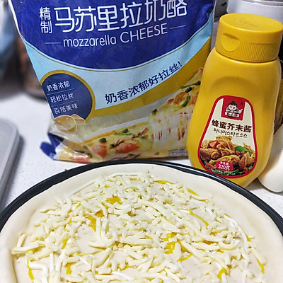 薯角培根披萨和鸡米花披萨,好吃的蛋糕披萨的做法