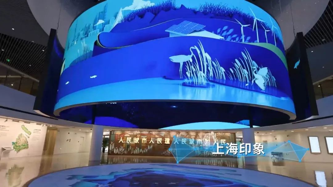 沉浸式城市沙盘视频,上海城市规划展示馆特色