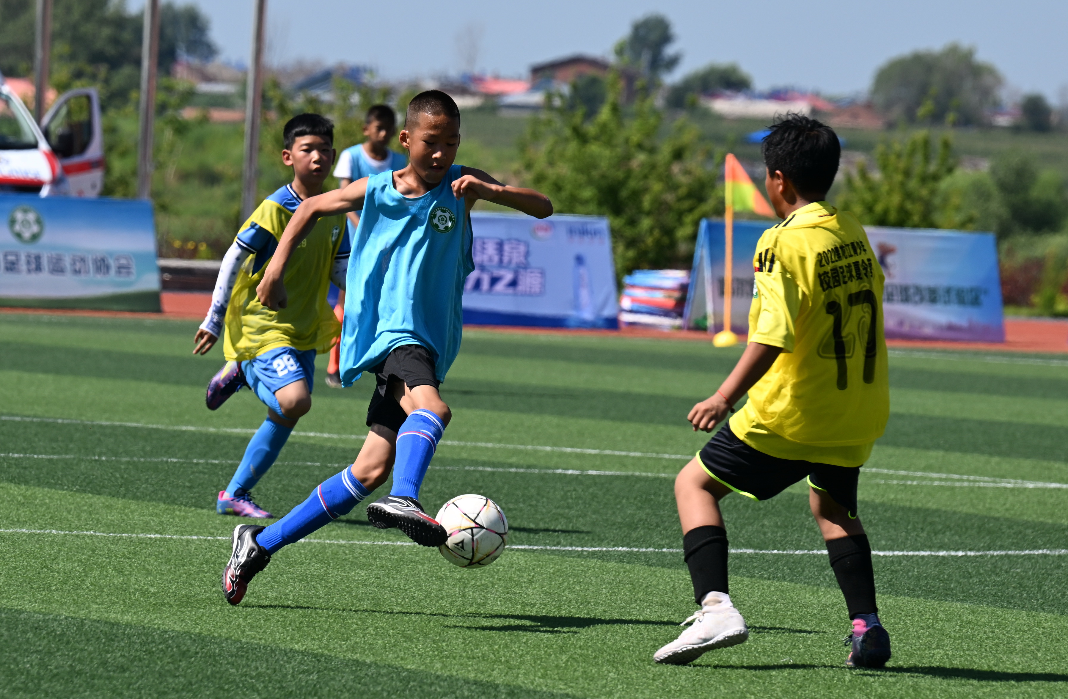 当暑假遇见足球，运动值拉满