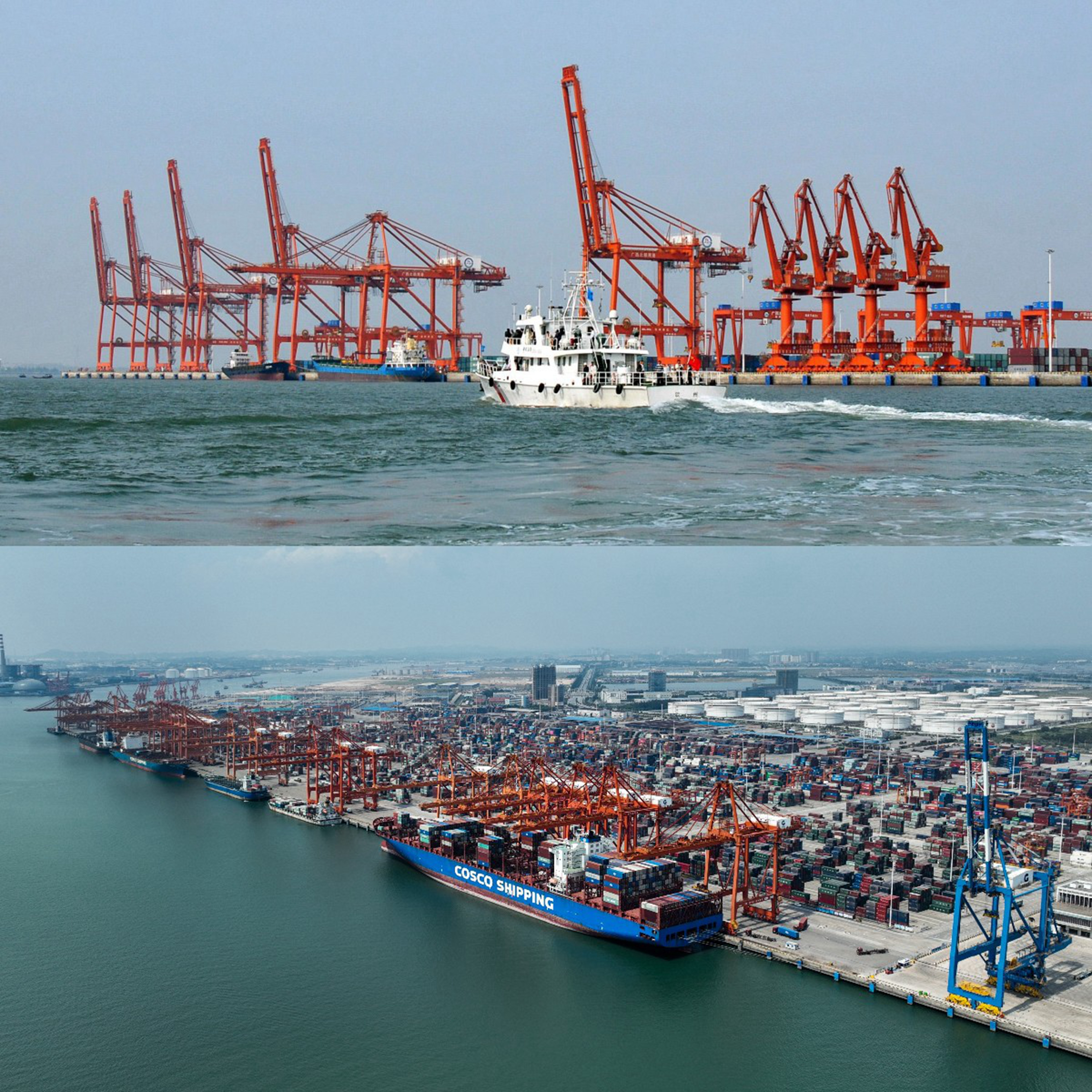 钦州港变化,钦州港小渔村视频