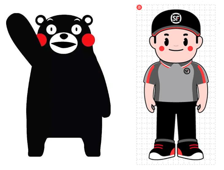 顺丰快递IP设计很萌！网友：撞脸熊本熊？