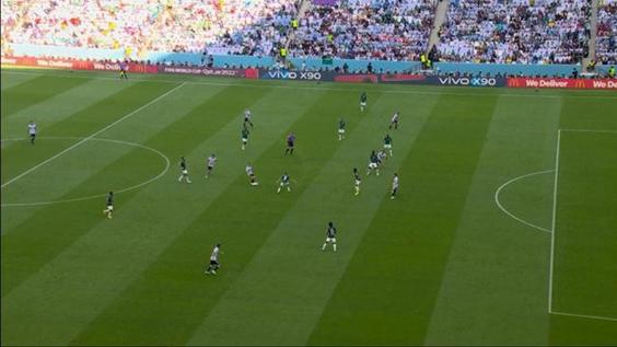 阿根廷vs沙特半自动越位,阿根廷越位高科技