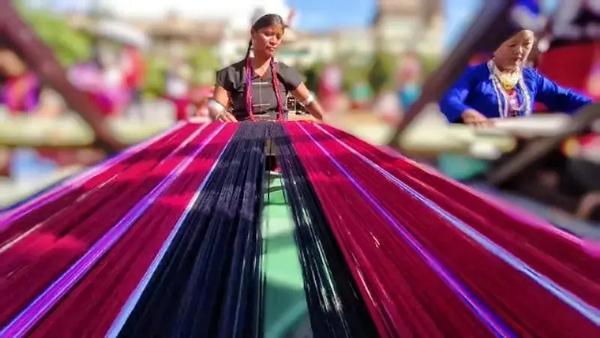 佤族织锦视频教程,孟连县勐马佤族传统织锦