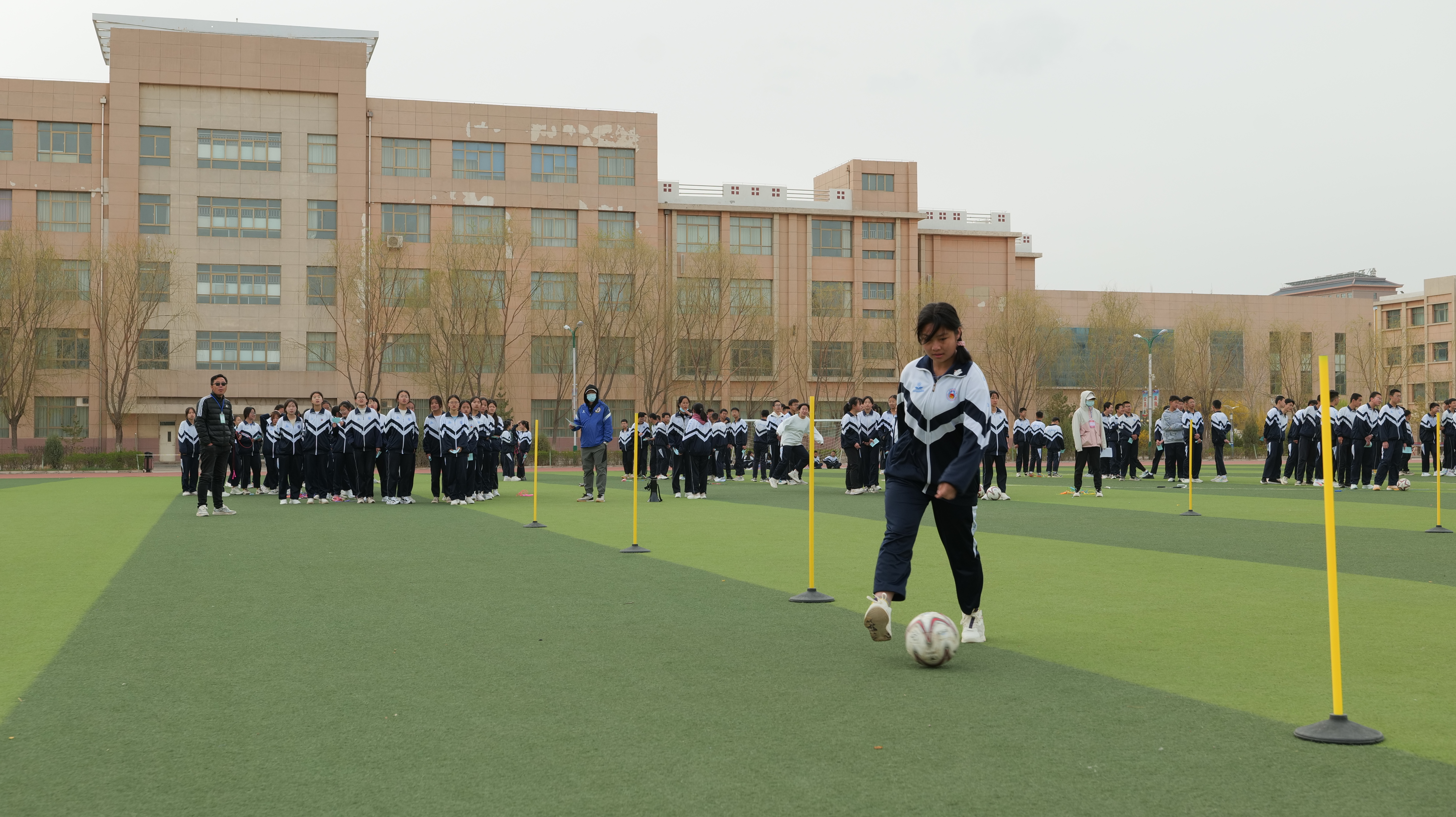 襄城2022年中招体育考试,永昌初中学生体育考试