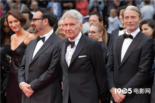 《夺宝奇兵5》戛纳首映哈里森·福特获荣誉金棕榈