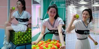 复古猫爪鞋老爹鞋,斐乐老爹经典款女鞋猫爪米白色