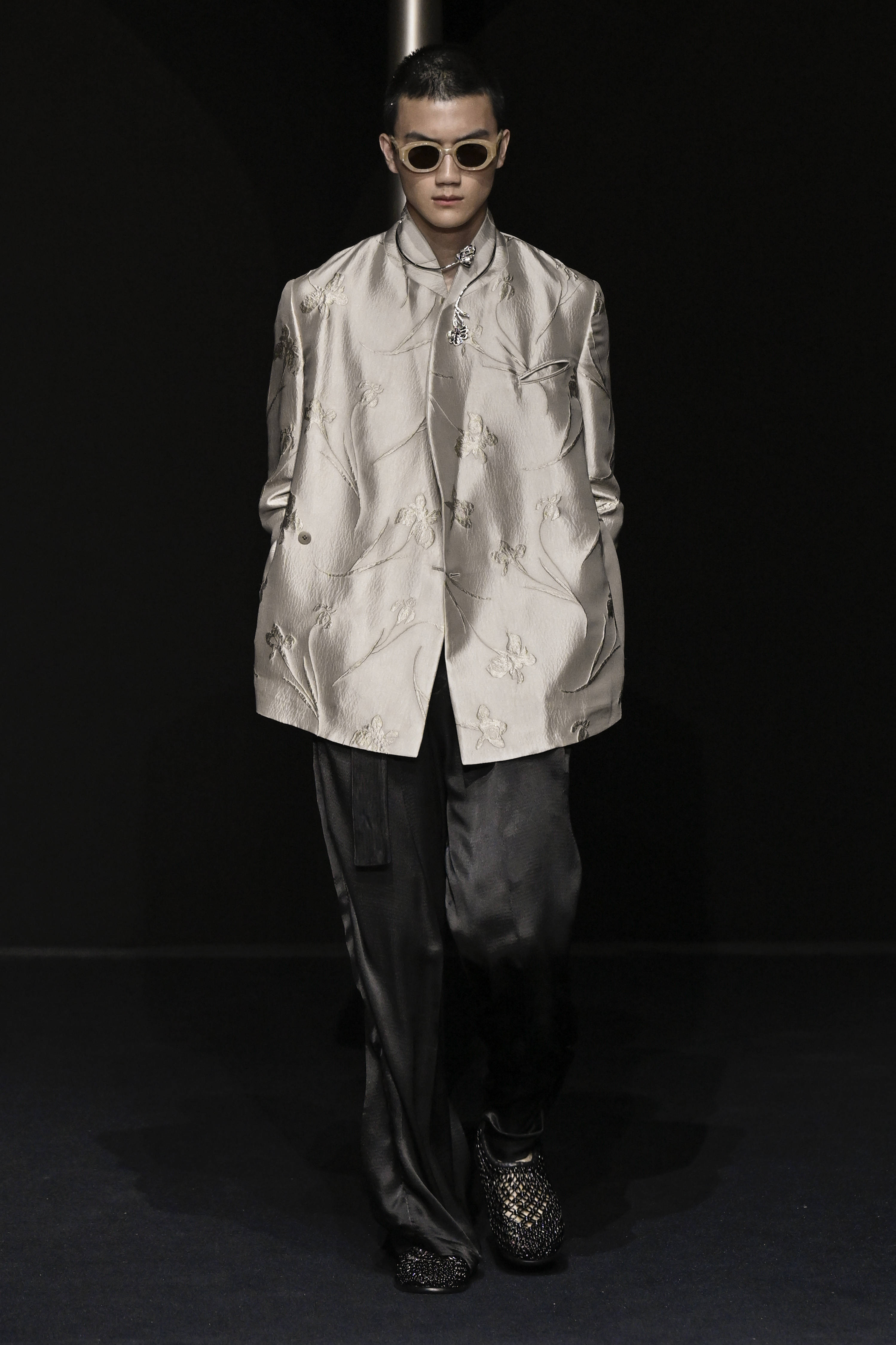 米兰时装周阿玛尼男装秀场,米兰阿玛尼秋冬男装秀