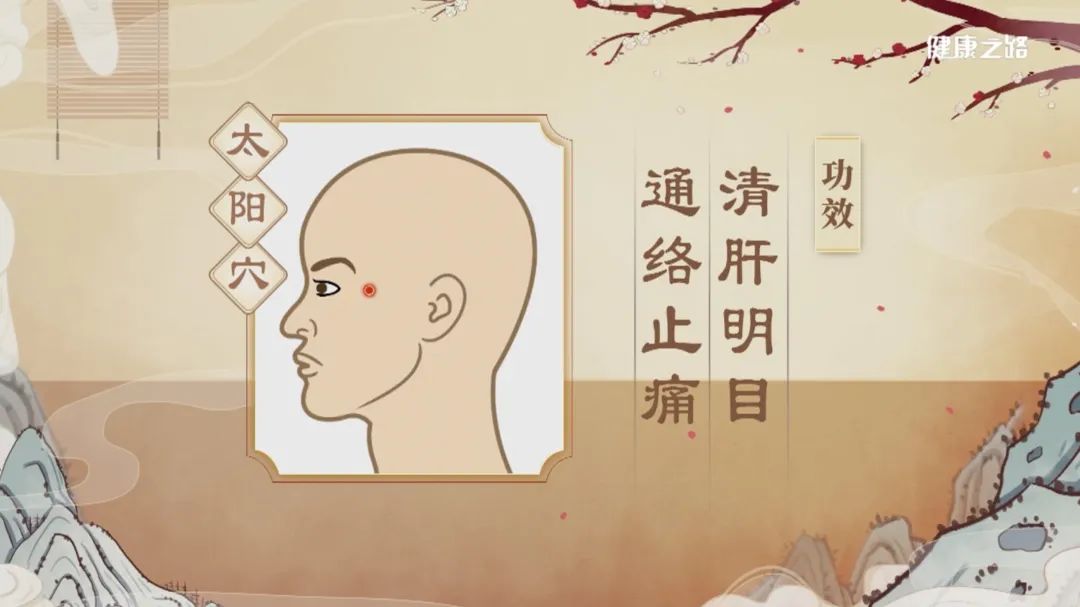 缓解感冒引起的头疼穴位,眼睛酸涩疲劳按什么穴位