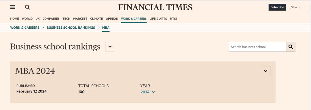 中国矿业大学2024mba录取名单,2024全球mba排名